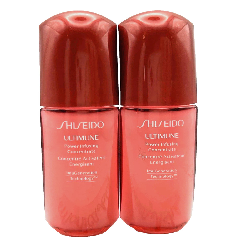 2x Shiseido Ultimune Power Infusing Concentrate 10ml / .33oz Each New